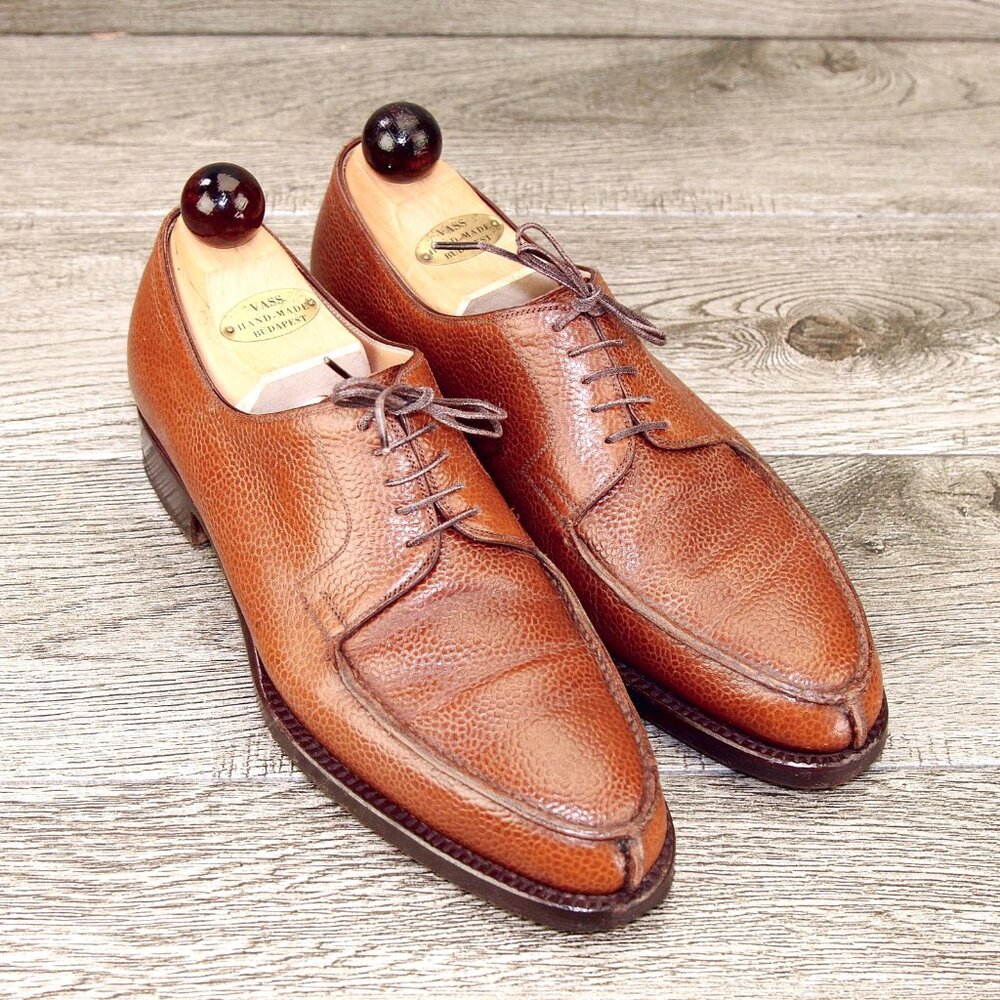 $579 Handmade VASS Shoes Norweger (EU40) - US 7 M - Cognac w/ Lasted Vass Trees - Picture 1 of 16